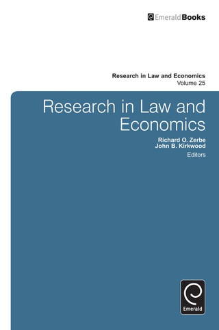 Titelbild: Research in Law and Economics 9781780528984