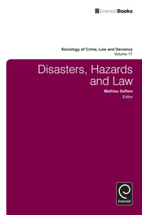 Imagen de portada: Disasters, Hazards and Law 9781780529141