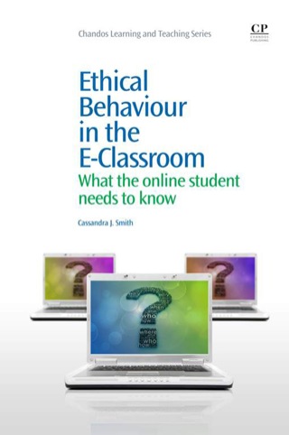 Imagen de portada: Ethical Behaviour In The E-Classroom: What The Online Student Needs To Know 9781843346890