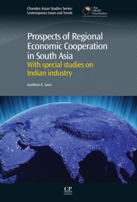 Immagine di copertina: Prospects of Regional Economic Cooperation in South Asia: With Special Studies On Indian Industry 9781843346142