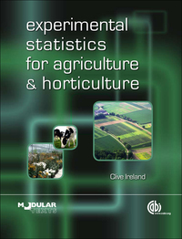 Cover image: Experimental Statistics for Agriculture and Horticulture 9781845935375