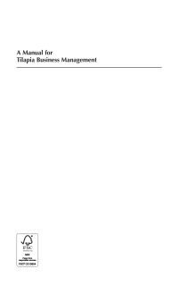 Cover image: A Manual for Tilapia Business Management 9781780641362