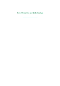 Immagine di copertina: Forest Genomics and Biotechnology 9781780643502