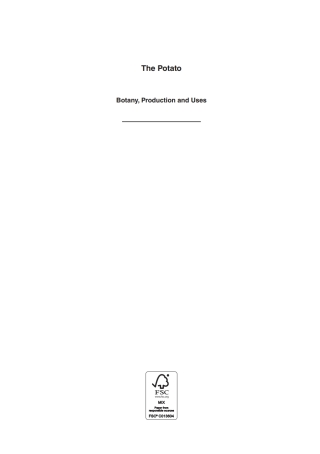 Cover image: Potato 9781780642802