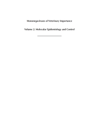 Titelbild: Mononegaviruses of Veterinary Importance, Volume 2 1st edition 9781780644172