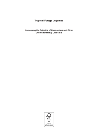 Cover image: Tropical Forage Legumes 9781780646282