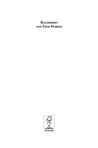 Cover image: Blackberries and Their Hybrids 1st edition 9781780646688