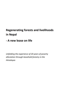 Imagen de portada: Regenerating Forests and Livelihoods in Nepal 1st edition 9781780646329