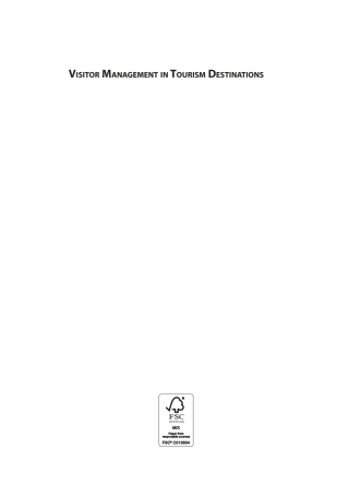 表紙画像: Visitor Management in Tourism Destinations 1st edition 9781780647357