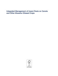 صورة الغلاف: Integrated management of Insect Pests on Canola and other Brassica Oilseed Crops 1st edition 9781780648200