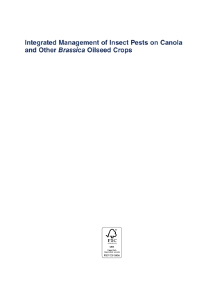 Cover image: Integrated management of Insect Pests on Canola and other Brassica Oilseed Crops 1st edition 9781780648200
