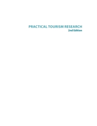 Imagen de portada: Practical Tourism Research 2nd edition 9781780648873