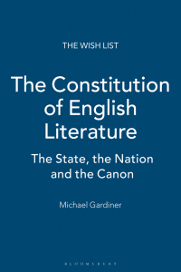 Cover image: The Constitution of English Literature 1st edition 9781474218191