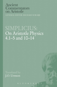 Omslagafbeelding: Simplicius: On Aristotle Physics 4.1-5 and 10-14 1st edition 9781780934242