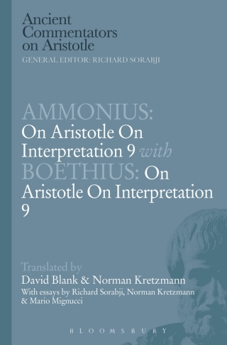 Titelbild: Ammonius: On Aristotle On Interpretation 9 with Boethius: On Aristotle On Interpretation 9 1st edition 9781780938615