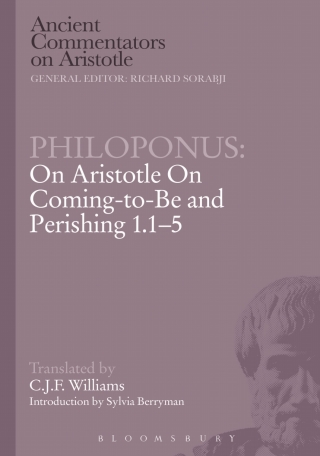 Titelbild: Philoponus: On Aristotle On Coming-to-Be and Perishing 1.1-5 1st edition 9781780938691