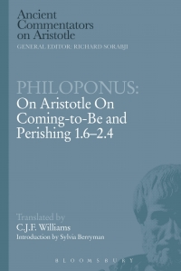 Titelbild: Philoponus: On Aristotle On Coming to be 1.6-2.4 1st edition 9781780938776