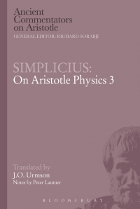 Cover image: Simplicius: On Aristotle Physics 3 1st edition 9781472557353