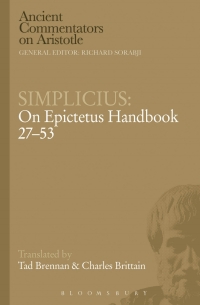 Imagen de portada: Simplicius: On Epictetus Handbook 27-53 1st edition 9781472557360