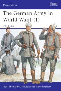 Cover image: The German Army in World War I (1) 1st edition 9781841765655