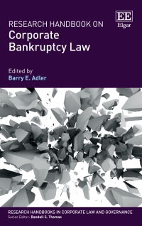 Titelbild: Research Handbook on Corporate Bankruptcy Law 1st edition 9781781007877