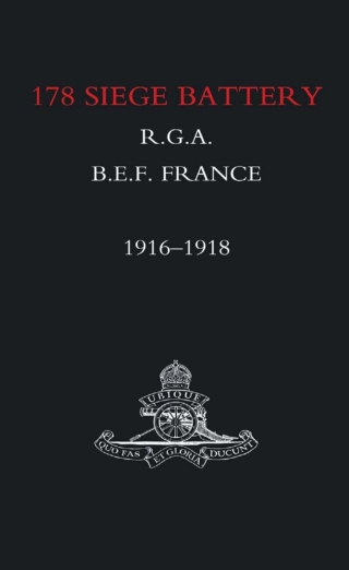 Imagen de portada: 178 Siege Battery R.G.A. 1st edition 9781845740832