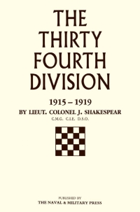 Omslagafbeelding: The Thirty-Fourth Division: 1915-1919 1st edition 9781843420507