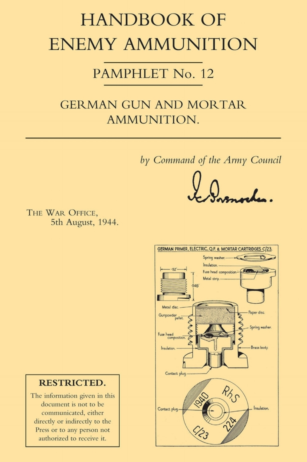 ISBN 9781843426349 product image for Handbook of Enemy Ammunition: German Gun and Mortar Ammunition - 1st Edition (eB | upcitemdb.com