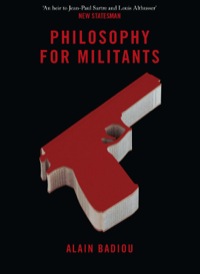 Imagen de portada: Philosophy for Militants 9781844679867