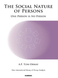 Omslagafbeelding: The Social Nature of Persons 9781855757721