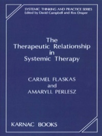 Cover image: The Therapeutic Relationship in Systemic Therapy 9781855750968
