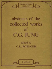 Omslagafbeelding: Abstracts of the Collected Works of C.G. Jung 9781855750357