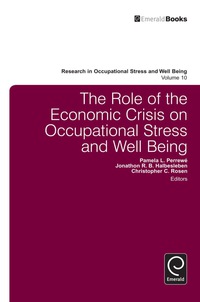 Cover image: The Role of the Economic Crisis on Occupational Stress and Well Being 9781781900048