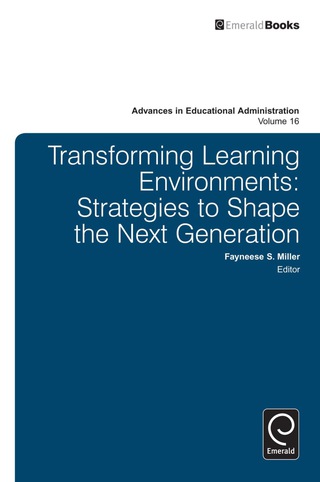 表紙画像: Transforming Learning Environments 9781781900147
