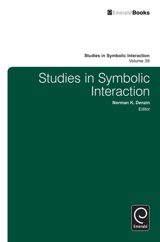 Cover image: Studies in Symbolic Interaction 9781781900567