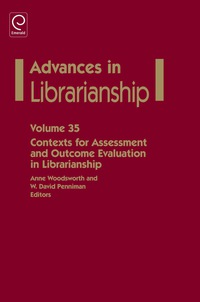 Omslagafbeelding: Contexts for Assessment and Outcome Evaluation in Librarianship 9781781900604
