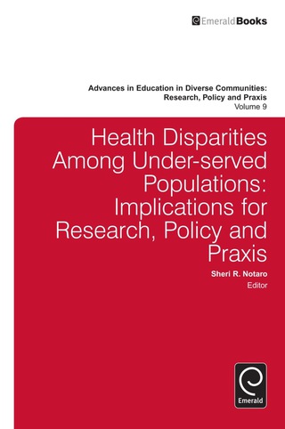 Omslagafbeelding: Health Disparities Among Under-served Populations 9781781901021