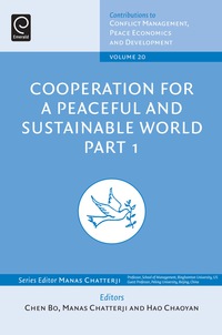 Cover image: Cooperation for a Peaceful and Sustainable World 9781781903353
