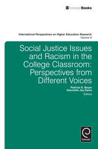 Imagen de portada: Social Justice Issues and Racism in the College Classroom 9781781904992