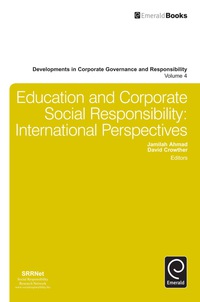 Cover image: Education and Corporate Social Responsibility 9781781905890