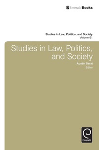 Omslagafbeelding: Studies in Law, Politics, and Society 9781781906194