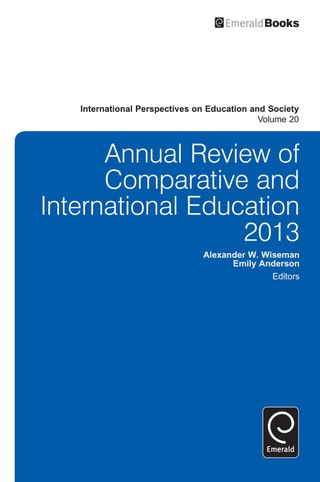 Cover image: Annual Review of Comparative and International Education 2013 9781781906941