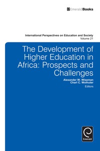 Cover image: Development of Higher Education in Africa 9781781906989