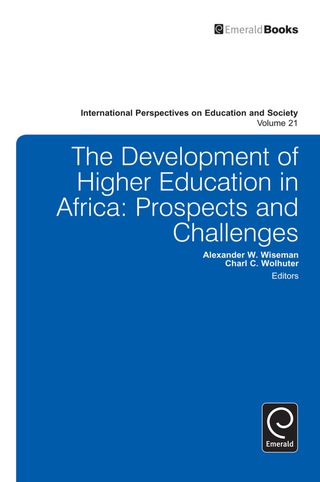 Cover image: Development of Higher Education in Africa 9781781906989