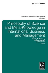 Imagen de portada: Philosophy of Science and Meta-Knowledge in International Business and Management 9781781907122