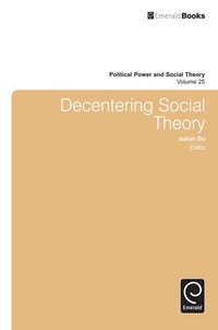 Imagen de portada: Decentering Social Theory 9781781907269