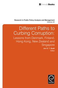 Cover image: Different Paths to Curbing Corruption 9781781907306