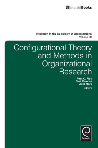 Cover image: Configurational Theory and Methods in Organizational Research 9781781907788
