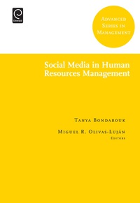 Cover image: Social Media in Human Resources Management 9781781909003