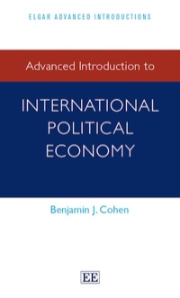 Imagen de portada: Advanced Introduction to International Political Economy 9781781951552